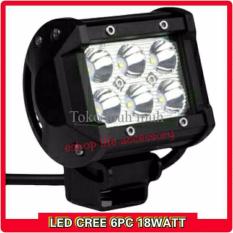 Lampu sorot tembak kabut Led 6 mata sisi WORKLIGHT utama Motor mobil