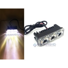Lampu Tembak Sorot Cree 3 Mata RTD E03 12V-80V 6W White