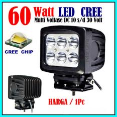 Cree Lampu tembak sorot LED 60 watt 60w cube heavy duty 12 volt 24 volt 12v 24v spotlight offroad