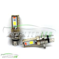Lampu Utama LED Motor WBR Socket H4 HS1 Dengan Senja Merah Biru