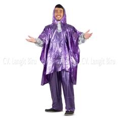 Langit Biru Jas Hujan Poncho Lengan Celana Plevia NAUTILUS 734 Motor karet batman