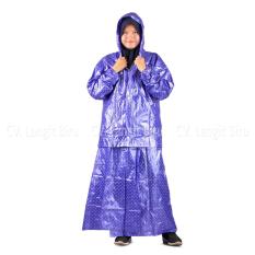 LangitBiru Jas Hujan Rok Polkadot Plevia ROK POP 870 Muslimah Perempuan Mantel