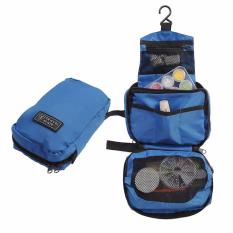 Lanjarjaya Travel Mate Toilet Organizer Bag (Tas Travelling) Tas Praktis - Biru