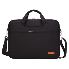 Laptop Briefcase Lengan Case Menutupi Messenger Casing For Mac Buku Udara Pro Samsung Tab HP Acer Asus Lenovo Dell Toshiba Universal 15 Inch Hitam Notebook