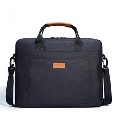 LAPTOP Shoulder Bag, KALIDI 17.3 Inch Notebook Briefcase Messenger Bag untuk Dell Alienware/MacBook/Lenovo/HP, Traveling, Bisnis, Kuliah dan Kantor. -Intl
