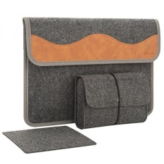 Laptop Lengan XIAO QIAO 13-13.3 Inch Shock-proof Pelindung Tas Laptop Felt Envelope Cover Case untuk Macbook Air, Microsoft Permukaan Baru PRO 2017/Surface Pro 4/3, HP, Dell, Asus,-Intl