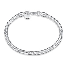 Terbaru Wanita Berkelas Desain Berlapis Perak Gelang Pabrik Penjualan Langsung Gelang Mode Pesona Gelang Cicret Gelang untuk Wanita-Intl