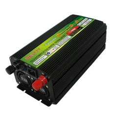 LED Tampilan 24 V Sampai 220 V 1500 W 3000 W (Puncak) UPS Daya Inverter untuk Tenaga Surya/Angin Hitam-Internasional