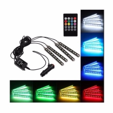 Led Kolong Jok Dashboard Mobil - Lampu LED Neon RGB With Remote Control