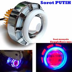 LED Lampu Projector / LED Proji Light Angel Eye+Devil Eye / Lampu Proji LP6