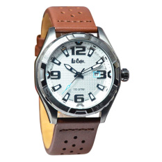 Lee Cooper Jam Tangan Pria Cokelat Leather Strap LC-33G-B-Arsenal