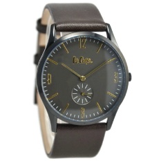 Lee Cooper Jam Tangan Pria Coklat Tua Leather Strap LC-11G-A