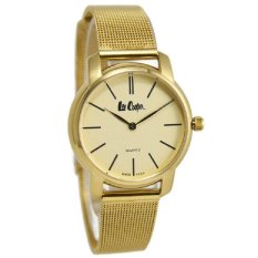 Lee Cooper Jam Tangan Wanita Gold Stainless Steel LC-14L-H