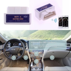 Leegoal Wireless OBD2 Mobil Kode Reader WIFI OBDII Scan Alat Pemindai Menghubungkan Adaptor Lampu Mesin Cek Diagnostik Alat untuk dengan IOS, Android-Intl