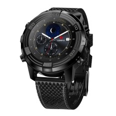 LEMFO Android 5.1 3G Smart Watch Phone Quad Core CPU 1GB RAM & 16GB ROM Support Nano SIM Card 1.4inch AMOLED Touch Screen BT 4.0 GSM & WCDMA WIFI GPS Heart Rate Monitoring Pedometer Silicone Smartwatch for iOS 8.0 & Android 5.0 - intl
