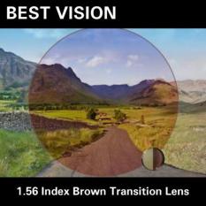 Lensa Kacamata Photochromic Brown Transition - M1z9my