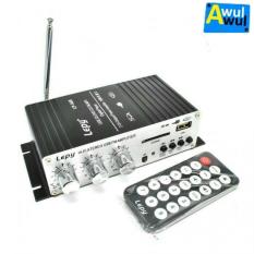 Lepy Mini Car Hi-Fi Audio Power Amplifier Bass Booster MP3,USB,FM,MMC