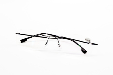 RINGAN TITANIUM ALLOY KAKI RAMPING ANTIREFLECTIVE DILAPISI LENSA KACAMATA BACA + 1