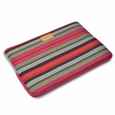 Lightning Power-15 Inch Bohemian Style Canvas Fabric Sleeve Case with Anti Shock cotton Shock Resistant Padding notebook bag for 15.6 Inch Notebook(Multicolor)