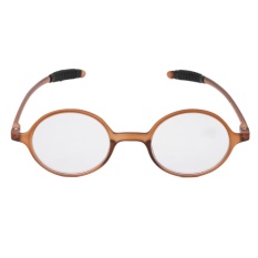 Ringan TR90 Round Kacamata Baca Getah Presbyopia Kacamata + 3.0-Internasional