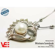 VeE Liontin Mutiara Air Tawar Asli Lombok Model 1