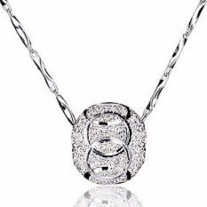 Liontin Mutiara Liontin Kalung Wanita Transhipment Pearl Pendant - Silver