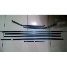 LIST KACA SAMPING CALYA & SIGRA MODEL FULL BAWAH 8 PC STAINLESS CHROME - PROMO ONGKIR HANYA BAYAR 1 KG KE SELURUH INDONESIA + PAKING SUPER AMAN !!!