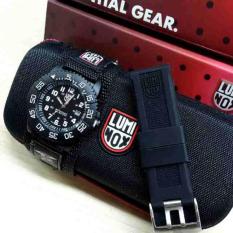 LML01FB Jam Tangan Pria Luminox Free Box Dan Tali Rubber FULL BLACK