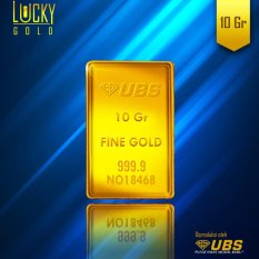 Logam Mulia Emas Batangan UBS 10 gram Fine Gold 999.9 Bersertifikat