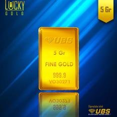 Logam Mulia Emas Batangan UBS 5 gram Fine Gold 999.9 Bersertifikat