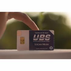 Logam Mulia LM Sertifikat Asli UBS 1 Gram - Emas Batangan Gold - 24 Karat Sertifikat Resmi UBS