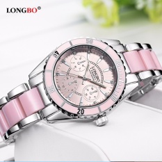 Jam Tangan QUARTZ Pria And Wanita Strap Kulit PU Pria Wanita Stainless Steel Pasangan Kulit Watch