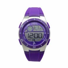 LORUS Jam Tangan Unisex - Purple Silver - Silicon - R2381KX9