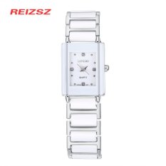 Indah Clover Longbo Jam Tangan Wanita Fashion Hitam Jam KUARSA dengan Keramik Band 30 M Anti Gores Tahan Air Analog Indikasi Jam Tangan Lcxtnw (warna: seperti Gambar Pertama)-Intl
