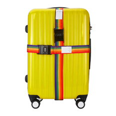Tali Bagasi dengan Kunci Kombinasi Koper Bagasi Perjalanan Tie Sabuk Travel Luggage Packing Belt Keselamatan Sabuk Tali Koper Tali Pengaman