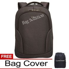 Luminox New Arrival Tas Ransel Laptop Tahan Air - Tas Pria Tas Wanita 7701 Backpack Up to 15 inch Bonus Bag Cover - Coffee