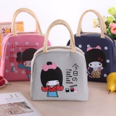 Lunch Bag Japan- Tas Bekal Makan Siang Tas Penyimpanan Organizer Tas Bekal Anak Lucu Tas Bekal Makanan Tas Travelling Tas Penghangat dan Pendingin Makanan dan Minuman Tas Serbaguna Kado Unik Kado Lucu Untuk Anak - Warna Random
