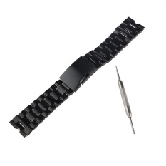 Mewah 22 Mm Anti Karat Tali untuk LG G Pintar Jam Tangan + Alat Hitam-Internasional