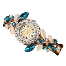 LVPAI Jual Hot Fashion Wanita Mewah Jam Tangan Wanita Gelang Gelang Biru