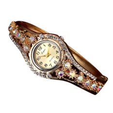 LVPAI Jual Hot Fashion Wanita Mewah Watches Wanita Gelang Gelang Rose Emas-Intl