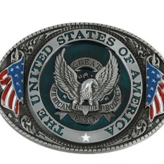Magideal Vintage Classic Alloy Hawl American Western Cowboy Cowgirl Belt Buckle 3 - Intl By Magideal.
