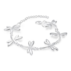 Malaysia Fashion Silver Plated Dragonfly Paragraf Nn. Gelang-Intl