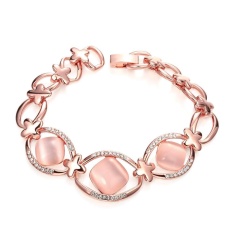Malaysia Angin Sederhana Hollow Geometris Gelang-Intl