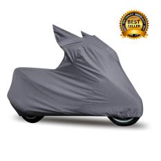 Mantroll Cover Motor Khusus Yamaha Aerox 155cc / Pelindung Motor Mantroll Original / Jas Motor Berkualitas / Sarung Motor Original / Mantel Penutup Motor - Abu Gelap