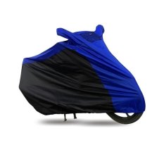 Mantroll Cover Motor Special Kombinasi / Jas Motor Berkualitas / Mantel Motor Original / Sarung Motor Mantroll / Cover Penutup Motor Original - Ukuran XL - Biru-Htam