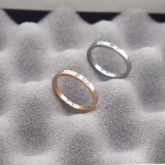 Masuknya Orang 18K Sederhana Perempuan Titanium Baja Naik Cincin Ekor Emas Berlian Cincin OT571OTAAR9NO4ANID-60921709 Taobao