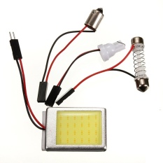 MEGA T10 Dome BA9S Festoon Mobil TONGKOL 24 Lampu LED DC12V Putih-Intl