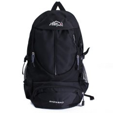 Pria 30L Outdoor Sport Ransel Unisex Travel Backpack tas Tas Desain Ransel Daypacks Tahan Lama Tahan Air Fashion hitam