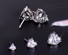 Mengkilap untuk Pria atau Wanita Ayat Yang Sama Anting Berlian Anting