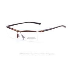 Pria Optik Bingkai Bingkai Kacamata Komersial Rak Kacamata Fashion Kacamata Bingkai Miopia Titanium Frame Kaki-SILVER